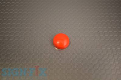 CACHE VIS PLASTIQUE Ø13MM ROUGE BRILLANT