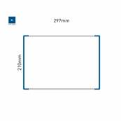 Signalétique Murale RAL5005 210x297mm , Avec Feuille de protection PS