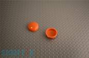 CACHE VIS PLASTIQUE Ø13MM OLGA ORANGE BRILLANT