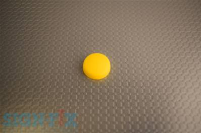 CACHE VIS PLASTIQUE Ø16MM JAUNE MAT