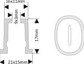 EASYFIX OVALE FEMELLE BLANCHE (F)