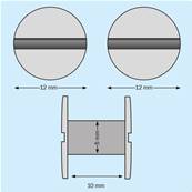 VIS RELIEUR NYLON BLANC Ø5 X 10MM