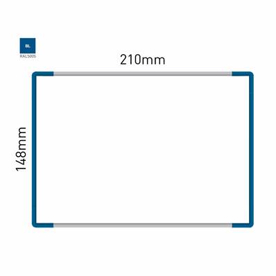 Signalétique Murale RAL5005 148x210mm , Avec Feuille de protection PS