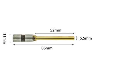 Forets à papier Titanium Ø5,5mm x 52mm