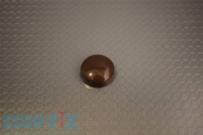 CACHE VIS PLASTIQUE Ø16MM BROWN BRONZE BRILLANT