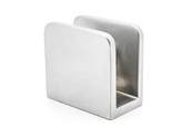 SUPPORT DE PLAQUE 30x27MM FINITION CHROME MAT