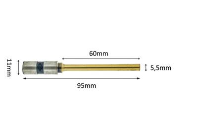 Forets à papier Titanium Ø5,5mm x 60mm