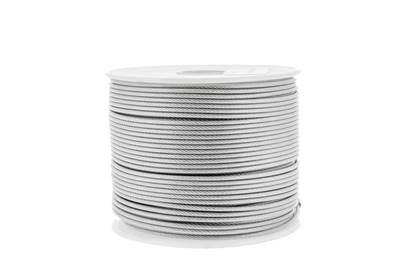 CABLE EN ACIER PLASTIFIE Ø2MM x 100M