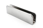 SUPPORT DE PLAQUE 100x27MM FINITION CHROME MAT