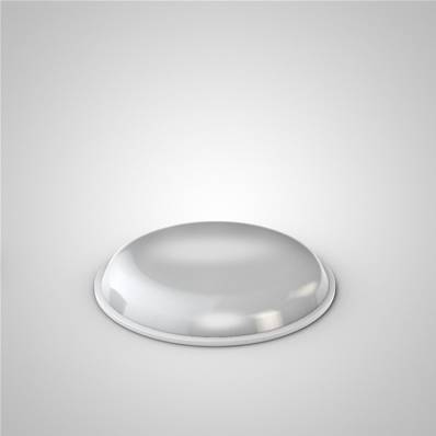 120 Bumpers anti-chocs 19 mm ronds 1.9 mm de haut transparent