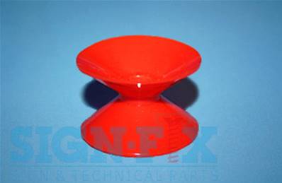 VENTOUSE PVC ROUGE DOUBLE FACE Ø40MM