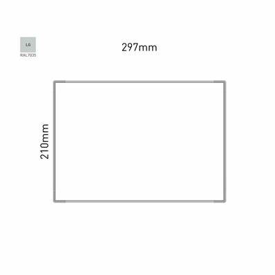 Signalétique Murale RAL7035 210x297mm , Avec Panneau Aluminium