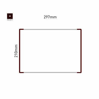 Signalétique Murale RAL8019 210x297mm , Avec Panneau Aluminium