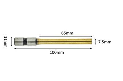 Forets à papier Titanium Ø7,5mm x 65mm