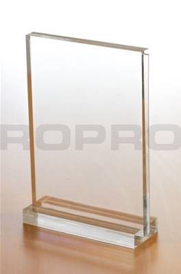 SUPPORT DE TABLE EN PLEXIGLAS 23mm AFFICHAGE A4