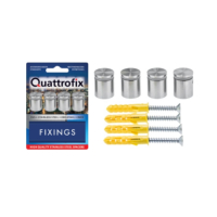 ENTRETOISES QUATTROFIX INOX316 Ø13x15mm AVEC VERROUILLAGE