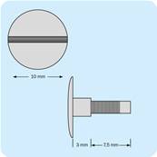 RALLONGE  3MM POUR VIS RELIEUR