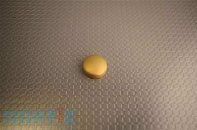 CACHE VIS PLASTIQUE Ø16MM BRASS MAT