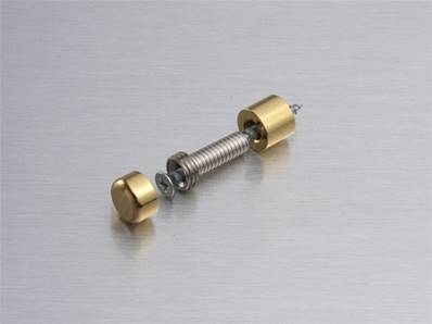 ENTRETOISE MINIPLEX PLUS Ø9 x 8mm PANNEAU DE 7 à 12mm OR