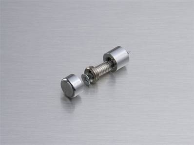 ENTRETOISE MINIPLEX PLUS Ø9 x 8mm PANNEAU DE 1 à 6mm INOX 304