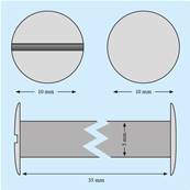 VIS RELIEUR NICKEL Ø5 X 35MM