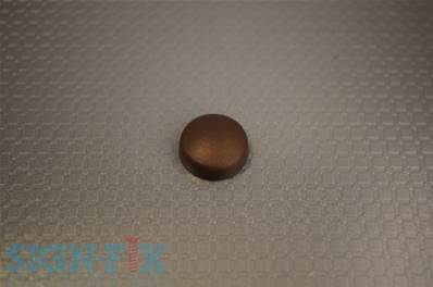 CACHE VIS PLASTIQUE Ø16MM BROWN BRONZE MAT