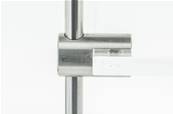 PINCE SIMPLE EN INOX SYSTEME ROD HORIZONTAL