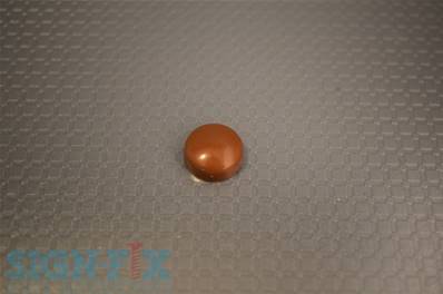 CACHE VIS PLASTIQUE Ø13MM METALLIC BROWN BRILLANT