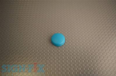 CACHE VIS PLASTIQUE Ø16MM TURQUOISE MAT