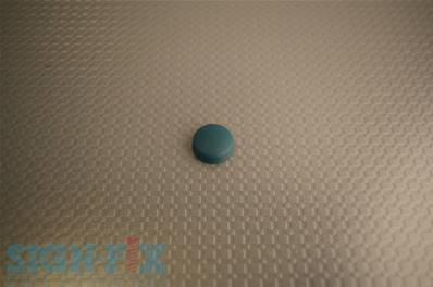 CACHE VIS PLASTIQUE Ø13MM TEAL MAT