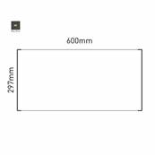 Signalétique Murale RAL7016 297x600mm , Avec Feuille de protection PS