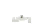 ACCROCHE BLANC POUR RAILS DE FAUX PLAFOND AVEC FILETAGE M6