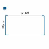 Signalétique Murale RAL5005 148x297mm , Avec Panneau Aluminium