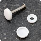 CACHE VIS BLANC Ø18MM POUR VIS RELIEUR