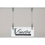 FINESTRA BASIC > KIT COMPLET DE 2 SUSPENSIONS AU PLAFOND FINITION ALUMINIUM