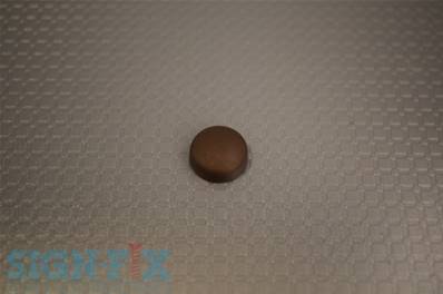 CACHE VIS PLASTIQUE Ø13MM BROWN BRONZE MAT