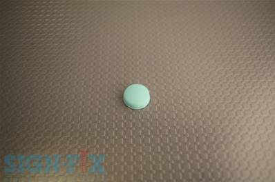 CACHE VIS PLASTIQUE Ø13MM AQUA SKY MAT