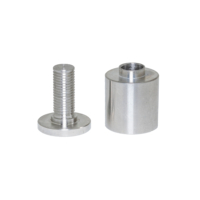 ENTRETOISES AVEC EPAULEMENT QUATTROFIX INOX 304 Ø25x25mm AVEC VERROUILLAGE