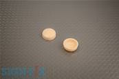 CACHE VIS PLASTIQUE Ø13MM ALMOND IVORY BRILLANT