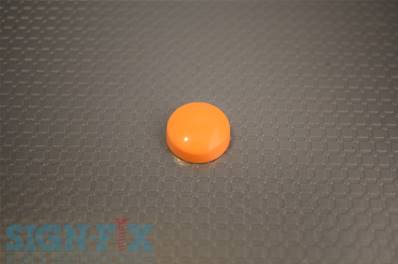 CACHE VIS PLASTIQUE Ø16MM ORANGE BRILLANT