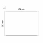 Signalétique Murale RAL9016 297x420mm , Avec Feuille de protection PS