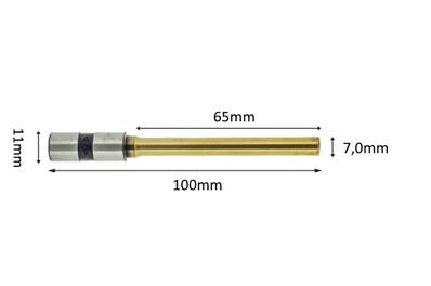 Forets à papier Titanium Ø7mm x 65mm