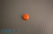 CACHE VIS PLASTIQUE Ø13MM OLGA ORANGE BRILLANT