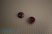 CACHE VIS PLASTIQUE Ø13MM AUBERGINE BRILLANT