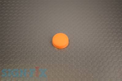 CACHE VIS PLASTIQUE Ø13MM ORANGE MAT