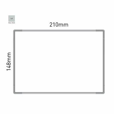 Signalétique Murale RAL7035 148x210mm , Avec Panneau Aluminium