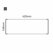 Signalétique Murale RAL7016 148x420mm , Avec Feuille de protection PS