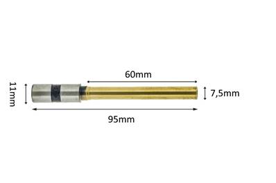 Forets à papier Titanium Ø7,5mm x 60mm