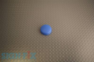 CACHE VIS PLASTIQUE Ø16MM CASPIAN BLUE MAT