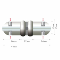 PINCE DOUBLE FINITION ALUMINIUM